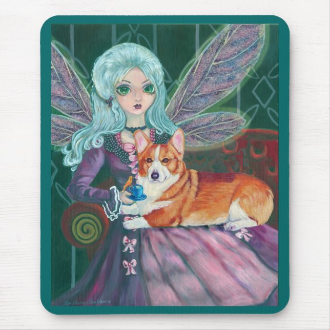 Alfombrilla De Ratón Corgi Mousepad de Pembroke (Frente)