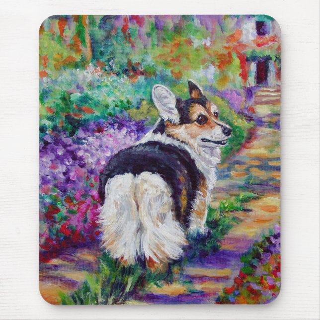 Alfombrilla De Ratón Corgi Mousepad de Pembroke (Frente)
