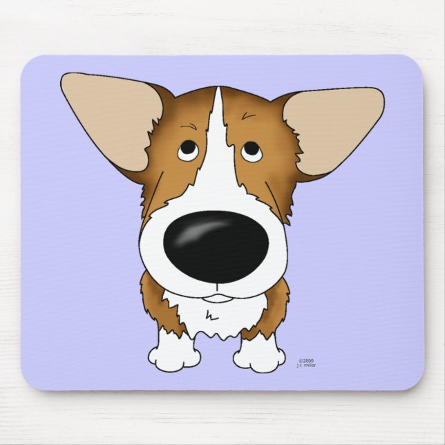 Alfombrilla De Ratón Corgi Mousepad Galés (Frente)