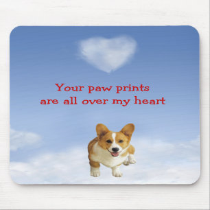 Alfombrilla De Ratón Corgi Mousepad Galés del Pembroke