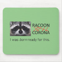 Corona Anagram Raccoon sobre la Rata