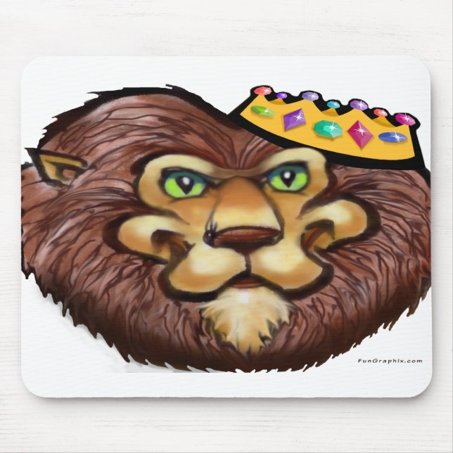 Alfombrilla De Ratón Corona de leones (Frente)