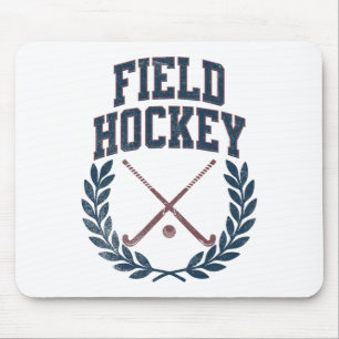 Alfombrilla De Ratón Corona de palos de hockey sobre hierba diseño univ