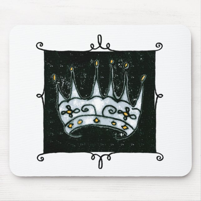 Alfombrilla De Ratón corona gótica (Frente)
