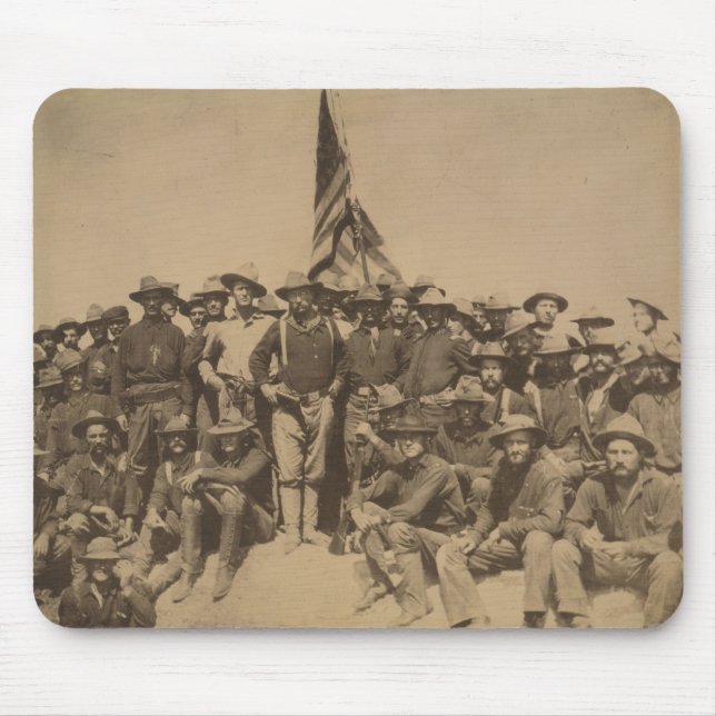 Alfombrilla De Ratón Coronel Roosevelt y su Rough Riders (Frente)