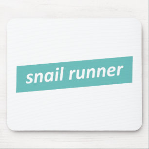 Alfombrilla De Ratón Corredor lento. Snail Runner
