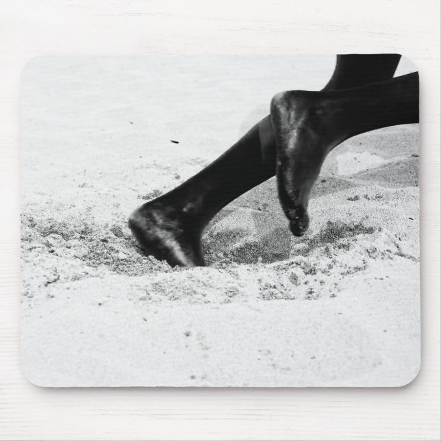Alfombrilla De Ratón corriendo de arena (Frente)