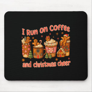Alfombrilla De Ratón Corro Con Café Y Alegría De Navidad Pan De Jengibr