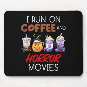 Alfombrilla De Ratón Corro En El Café Y Películas De Horror En El Aterr