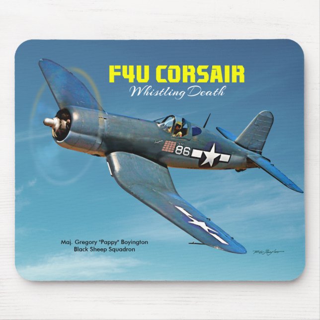 Alfombrilla De Ratón Corsario de F4U (Frente)