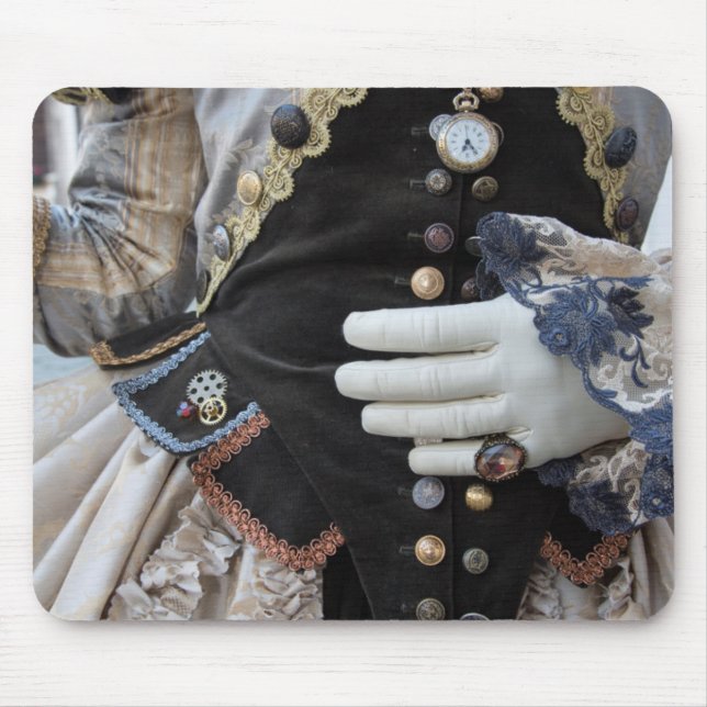 Alfombrilla De Ratón Corsé steampunk, Carnaval, Venecia (Frente)