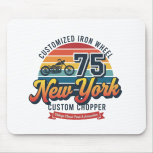 Alfombrilla De Ratón Cortadora Vintage New York 75 Puesta de sol