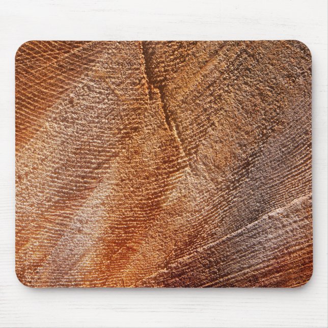 Alfombrilla De Ratón Cortar el grano de madera de tronco (Frente)