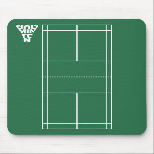 Alfombrilla De Ratón Corte de bádminton Mousepad