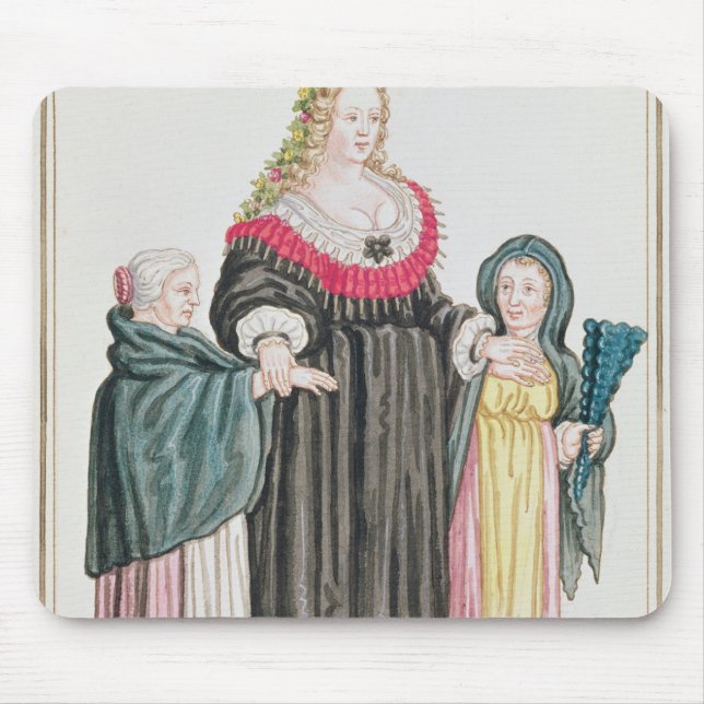 Alfombrilla De Ratón Cortesana veneciana (Frente)