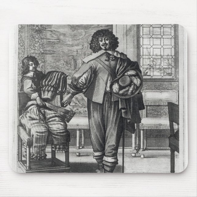 Alfombrilla De Ratón Cortesano después del decreto real pasado (Frente)