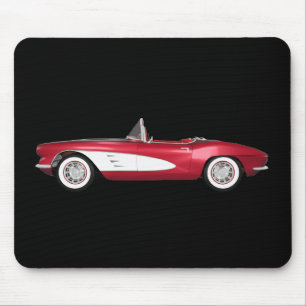 Alfombrilla De Ratón Corvette 1961 C1: El caramelo Apple acaba: