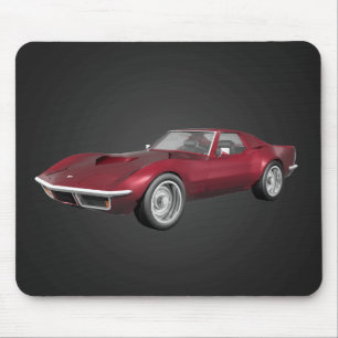 Alfombrilla De Ratón Corvette 1970: El caramelo Apple acaba: Mousepad