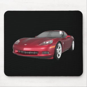 Alfombrilla De Ratón Corvette: Coche deportivo: Acabado de Apple de car