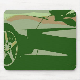 Alfombrilla De Ratón Corvette de camuflaje verde