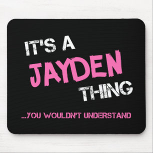 Alfombrilla De Ratón Cosa de Jayden que no entenderías el nombre