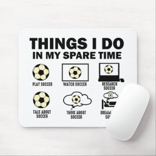 Alfombrilla De Ratón Cosas que hago en mi tiempo libre