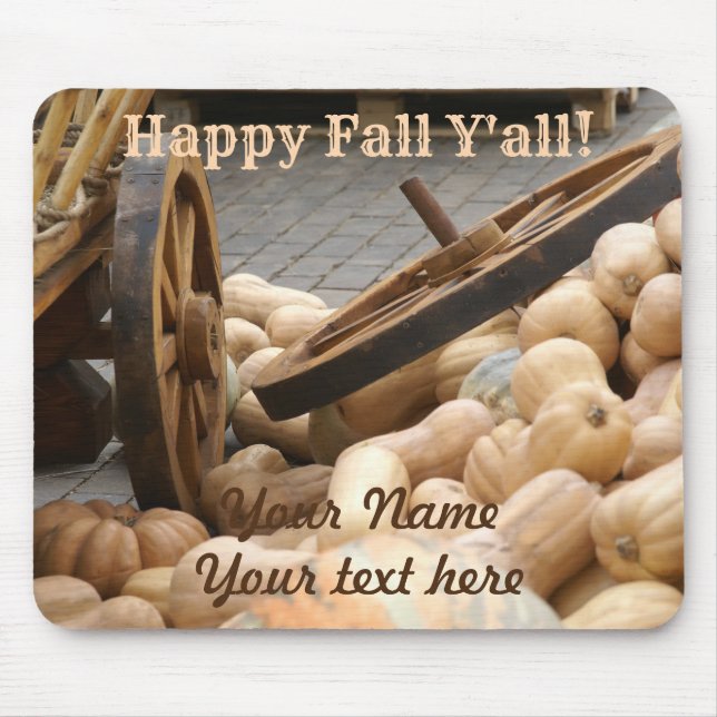 Alfombrilla De Ratón Cosecha de calabaza (Frente)