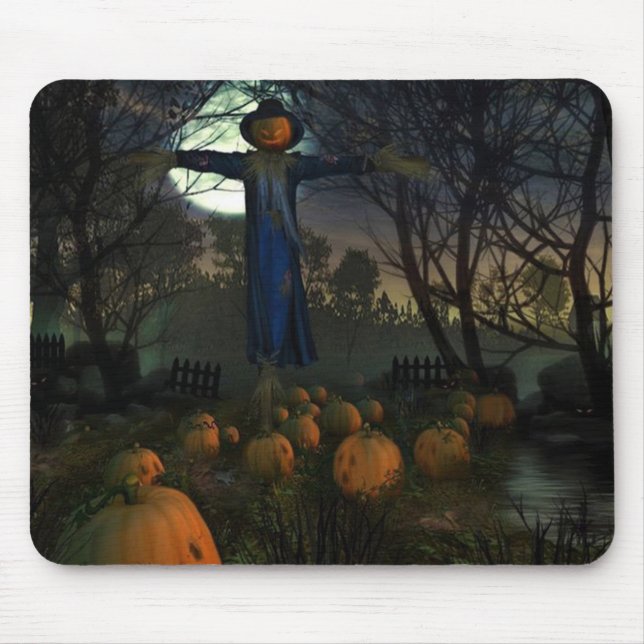 Alfombrilla De Ratón Cosecha Mousepad de Halloweens (Frente)
