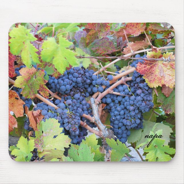 Alfombrilla De Ratón Cosecha Mousepad de Napa Valley (Frente)