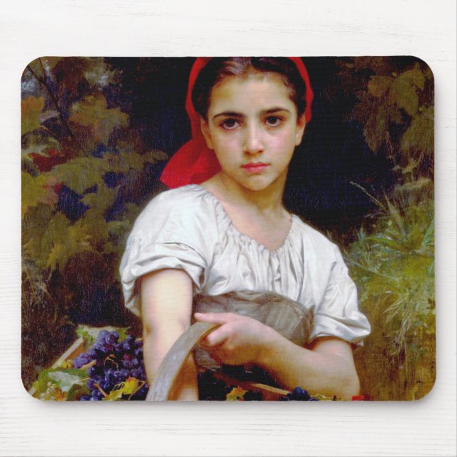 Alfombrilla De Ratón Cosechadora, Bouguereau (Frente)