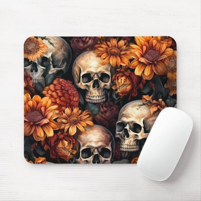 Alfombrilla De Ratón Cosechar cráneos (Con ratón)