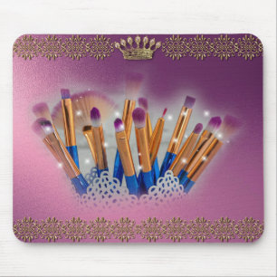 Alfombrilla De Ratón Cosméticos maquillaje Pincel Glamour