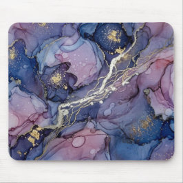Alfombrilla De Ratón Cosmic Blue & Purple Ink Mousepad