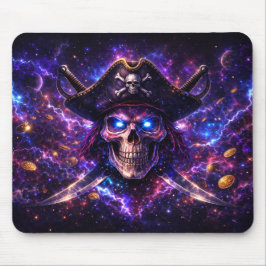 Alfombrilla De Ratón Cosmic Pirate Skull Galaxy Gaming Mouse Pad