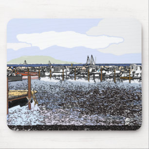 Alfombrilla De Ratón Costa, Marseillan Sur de Francia