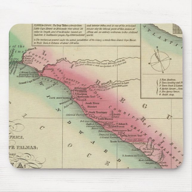 Alfombrilla De Ratón Costa Oeste de África, de Sierra Leona (Frente)