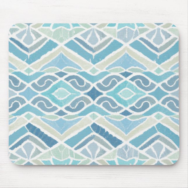 Alfombrilla De Ratón Costa/playa/azul marino (Frente)