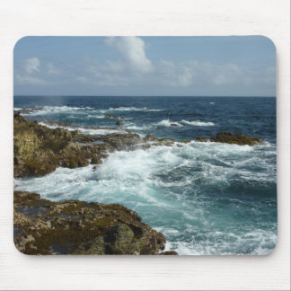 Alfombrilla De Ratón Costa Rocosa y Océano Azul de Aruba