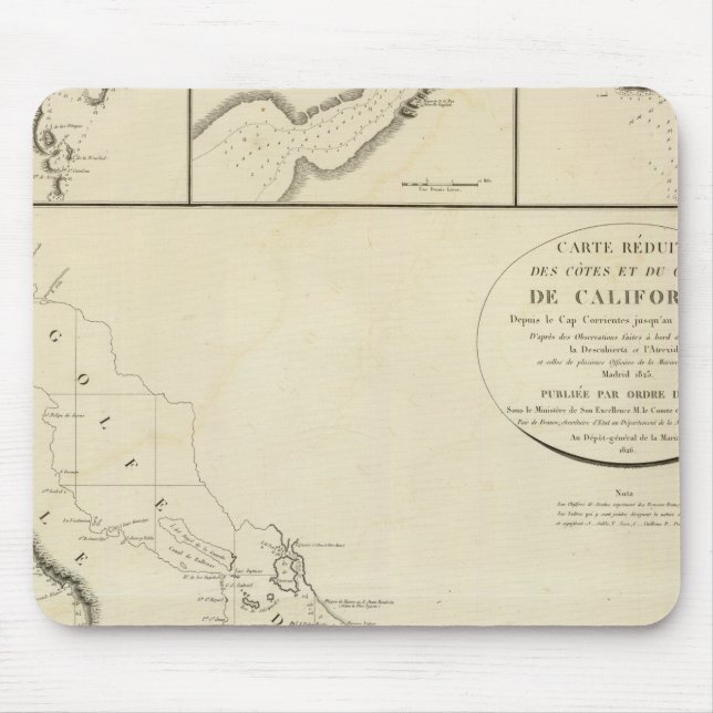 Alfombrilla De Ratón Costas de California (Frente)