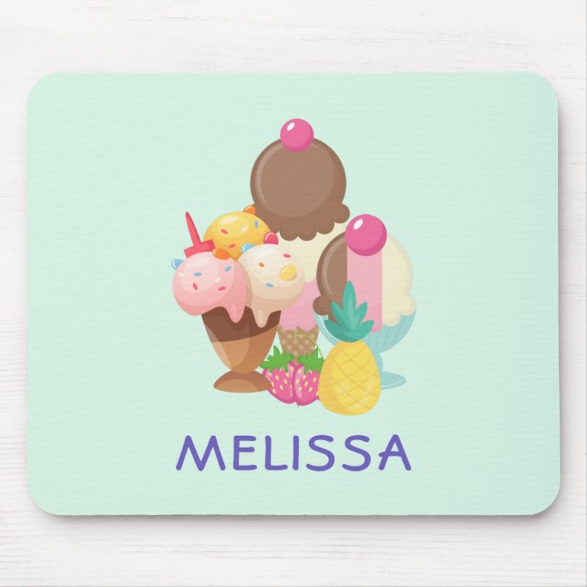 Alfombrilla De Ratón Costas de helado con rociadores (Frente)