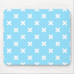 Alfombrilla De Ratón Costillas blancas en azul bebé<br><div class="desc">Costillas blancas en azul bebé</div>
