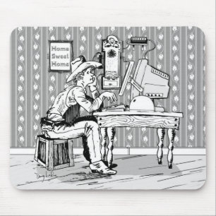 Alfombrilla De Ratón Cowboy informático