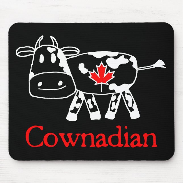 Alfombrilla De Ratón Cownadian Mousepad (Frente)