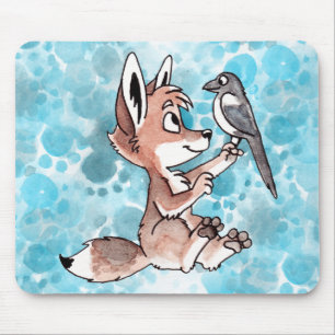 Alfombrilla De Ratón Coyote y urraca Mousepad