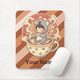 Alfombrilla De Ratón Cozy Chibi Koala Workspace Mouse Pad