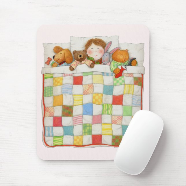 Alfombrilla De Ratón COZY QUILT Mousepad - Rosa (Con ratón)