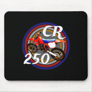 Alfombrilla De Ratón Cr 250 R Vintage Retro Motorcross Motocross Motorc