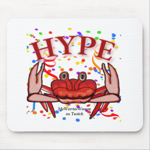 Alfombrilla De Ratón Crab Hype, MeWarriorWoman en Twiter