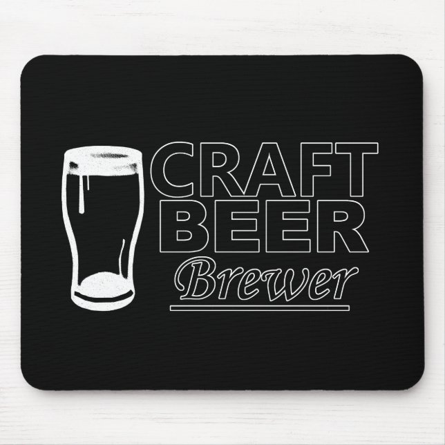 Alfombrilla De Ratón Craft Beer Brewer (Frente)