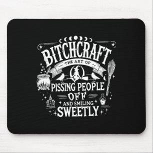 Alfombrilla De Ratón Craft Funny Witchy Witchy Spooky Season Happy Hall